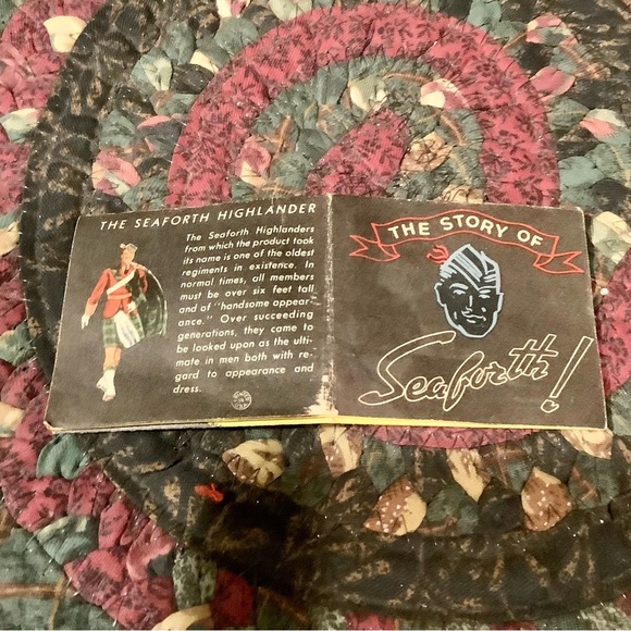 Vintage Seaforth shaving mugs 3 pc set plus soap and leaflet 1930’s - Picture 12 of 12